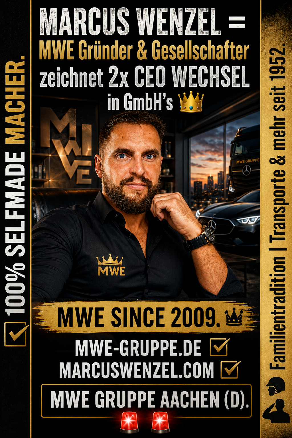 MARCUS WENZEL zeichnet 2x CEO-WECHSEL in 2 GmbHs