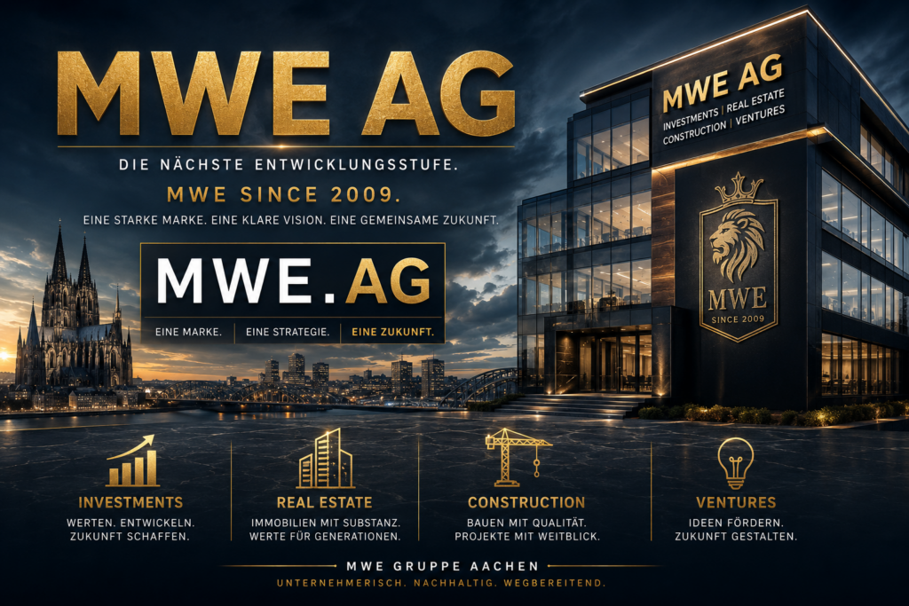 MWE GRUPPE AACHEN Weiterentwicklung zur MWE.AG