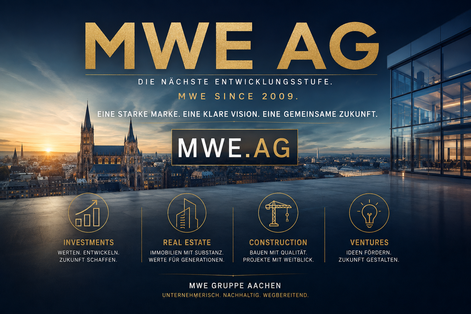 MWE AG | Die nächste große Entwicklungsstufe der MWE GRUPPE nimmt Gestalt an